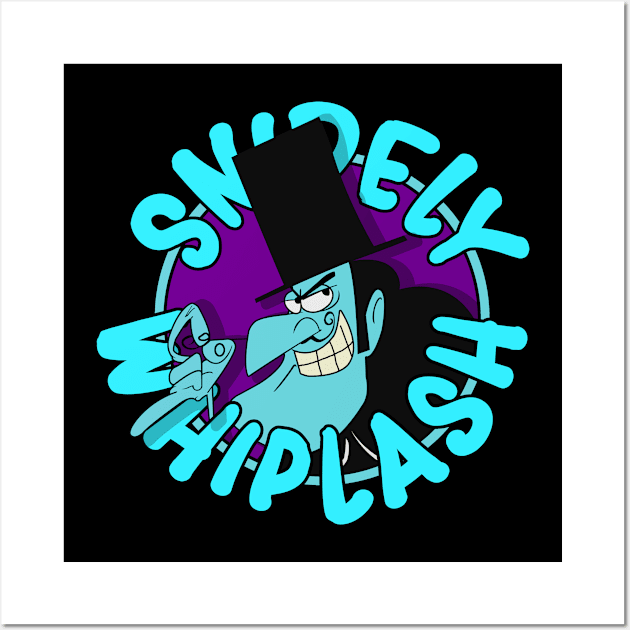 Snidley Whiplash - Dudley Do-Right- Rocky Bullwinkle Wall Art by LuisP96